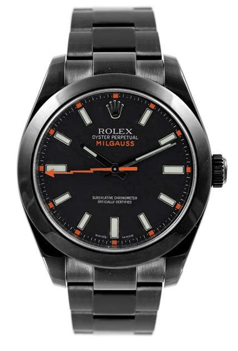 rolex milgauss dlc